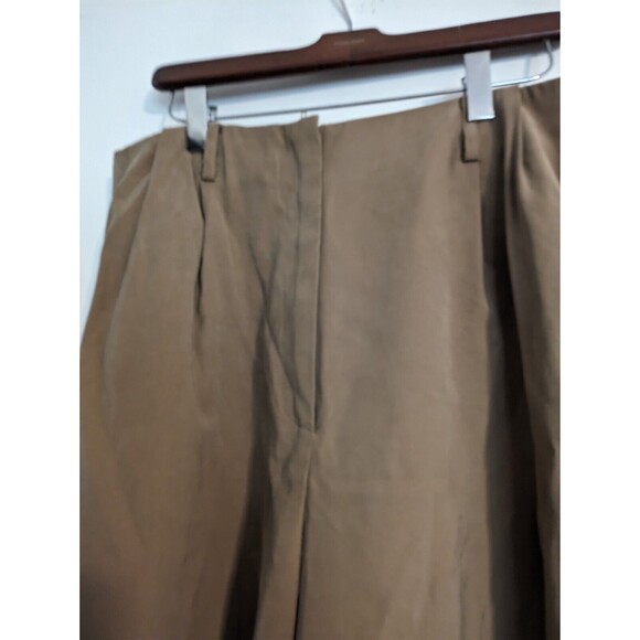 Mango Casual Pants Wideleg Trousers with Elastic Waist Large - Picture 9 of 10